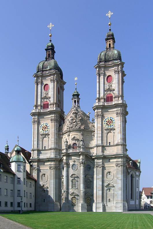 Klášter St. Gallen ve Švýcarsku