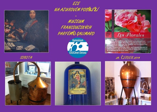 Eze na Azurovém pobřeží (muzeum francouzských parfémů Galimard)