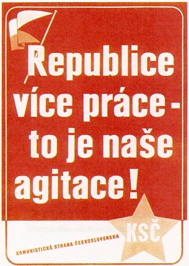 Na obrázku volební plakát z května 1946