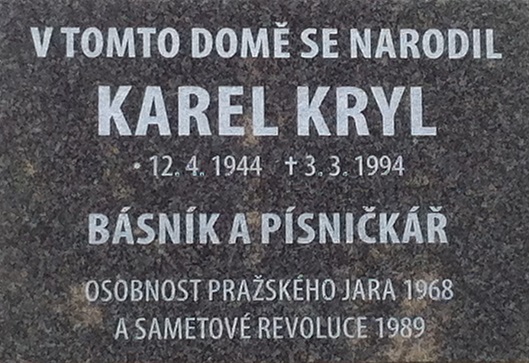 Pamětní deska Karla Kryla v Kroměříži
