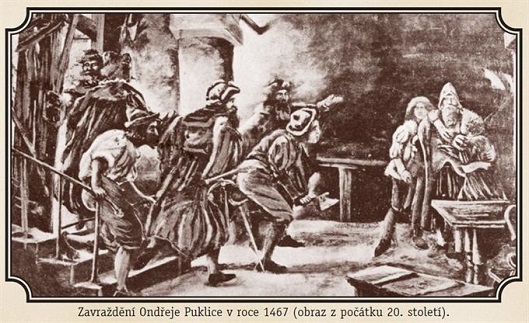 Zavraždění Ondřeje Puklice v roce 1467