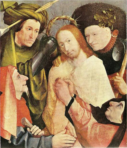 Bosch Hieronymus: Korunování trním, olej na dřevě, asi 1508-1509, 73 x 59 cm