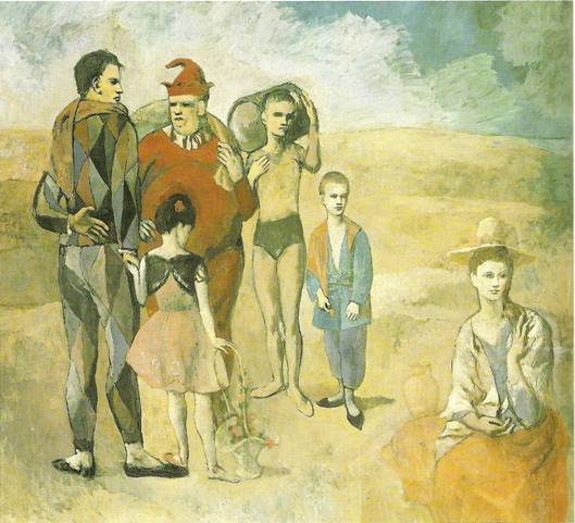 Picasso Pablo: Kejklsk rodina, kolem 1905, 213 x 230 cm