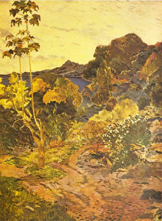 Gauguin Paul: Krajina na Martiniku, 1887 