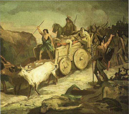 Delacroix Eugene: Prvod Teuton