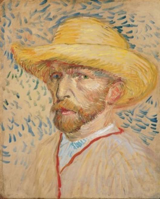 Gogh Vincent Willem van: Autoportrét se slamákem, 1887