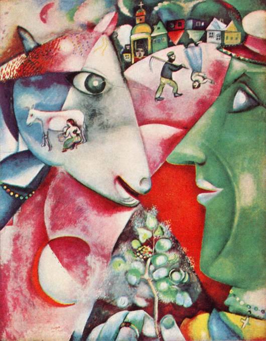 Chagall Marc: Já a vesnice, 1911, 191 x 150 cm