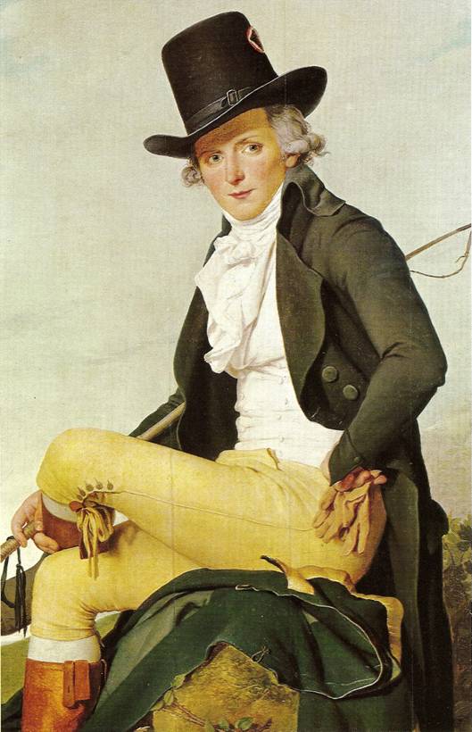 David Jacques-Louis: Podobizna pana Sériziata, 1795, 129 x 95 cm (Paříž, Louvre)