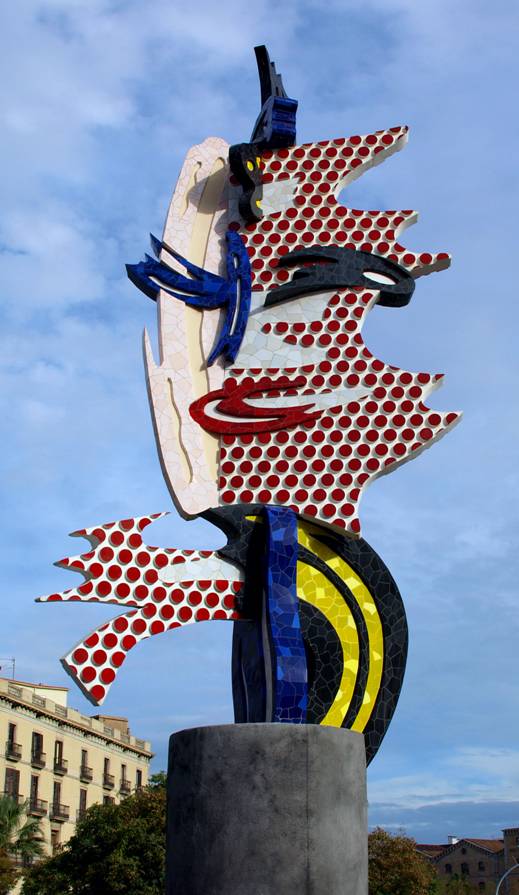 Lichtenstein Roy: The Head (Hlava), 1992, Barcelona