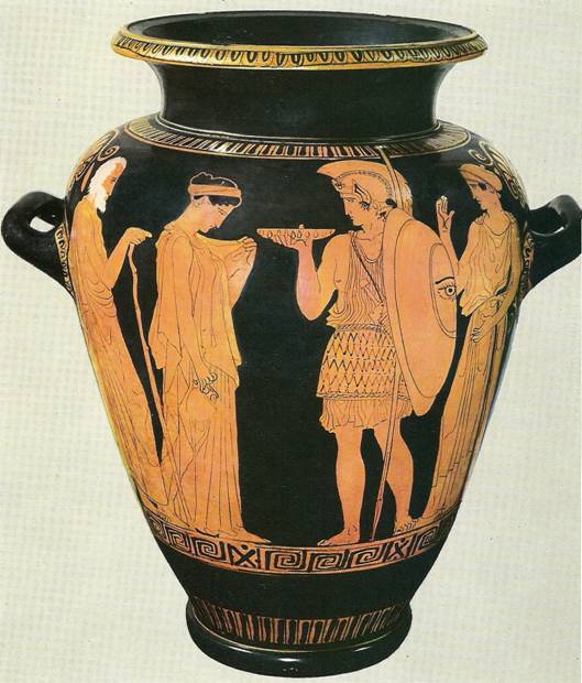 eck malstv: Mal Kleophonv, Louen, 440/430 p. n. l. (Mnichov, Antikesammlung)