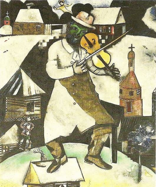 Chagall Marc: Šumař, 1912-13, 188 x 158 cm