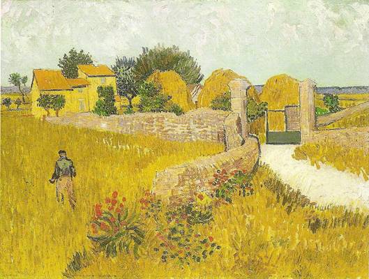 Gogh Vincent Willem van: Statek v Provenci, 1888, 46 x 61 cm