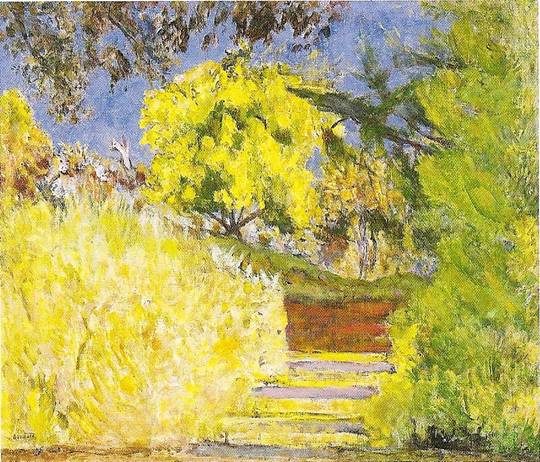 Bonnard Pierre: Schody vmalov zahrad, 1942-1944, 63 x 73 cm