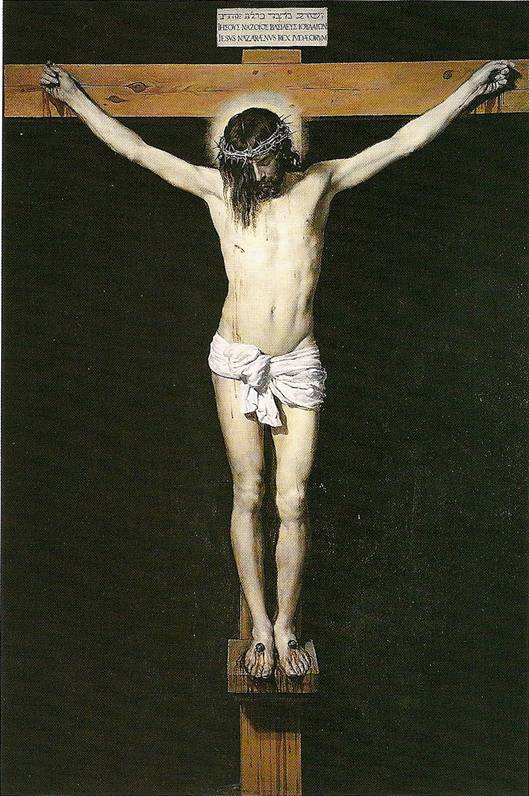 Velázquez Diego: Kristus na kříži, 1631-1632, 248 x 169 cm