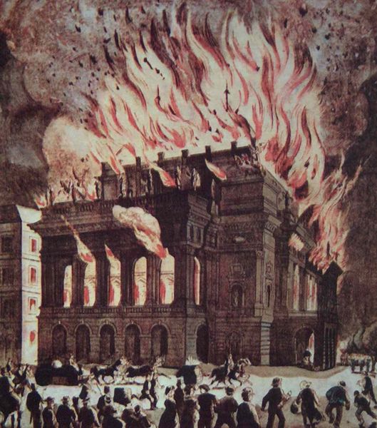 Požár Národního divadla 12. srpna 1881