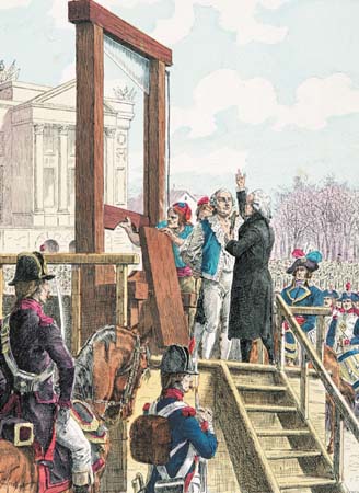 Ponuře proslulá gilotina, popravčí přístroj Francouzské revoluce