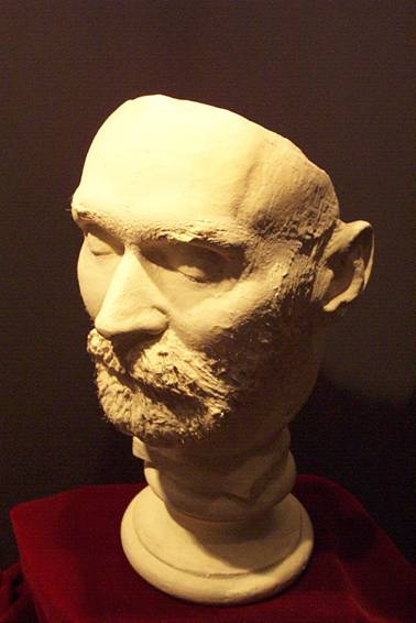 Posmrtná maska Alfreda Nobela
