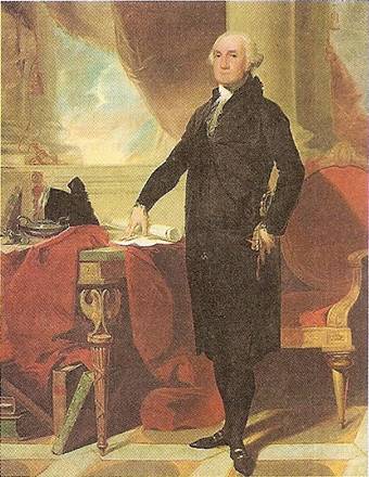 První prezident USA Georgie Washington