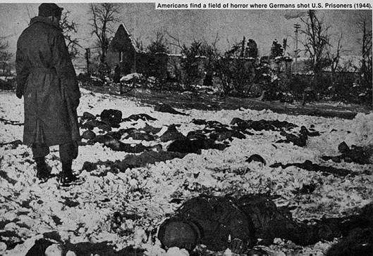 Pohled na oblast Malmédského masakru