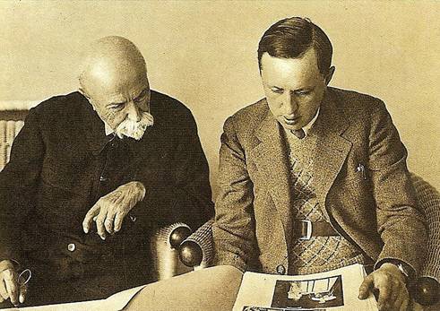 Karel Čapek s T. G. Masarykem