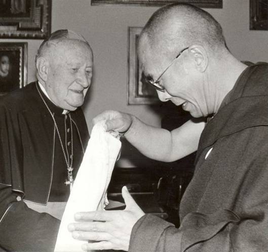 František Tomášek s tibetským dalajlámou