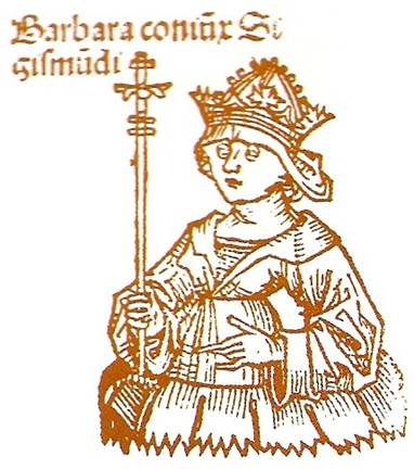 Barbora Celská, manželka Zikmunda Lucemburského