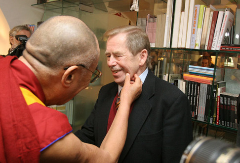 Duchovní a světský vůdce Tibetu, Jeho Svatost dalajlama a Václav Havel