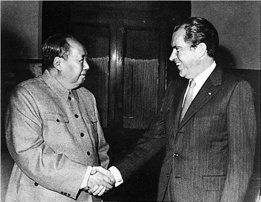 Nixon byl prvním prezidentem USA v Číně
