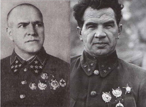 Georgij Žukov a Vasilij Čujkov 