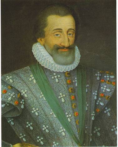 Francouzský král Jindřich IV. Navarrský