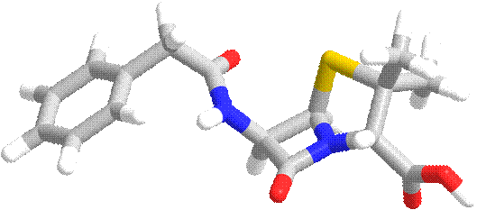3D-model benzylpenicillin