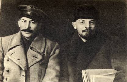 Stalin s Leninem v březnu 1919