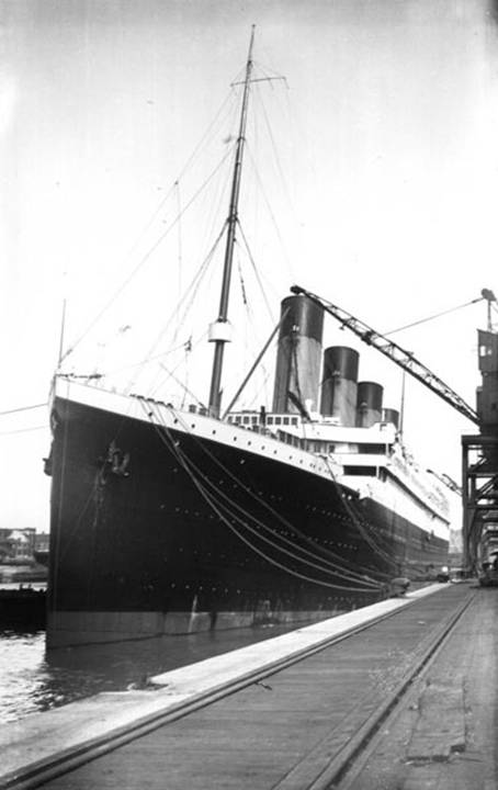 Titanic v doku (přístavišti)