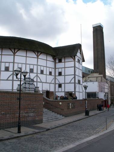 Londýn, Shakespearovo divadlo Globe (rekonstrukce)