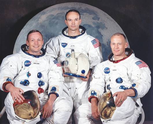 Posádka Apolla 11, Armstrong, Collins, Aldrin
