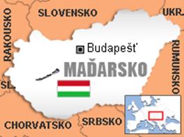 Orientační mapka Maďarska