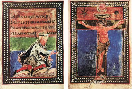 Obrázek z modlitební kniny Karla II. Holého