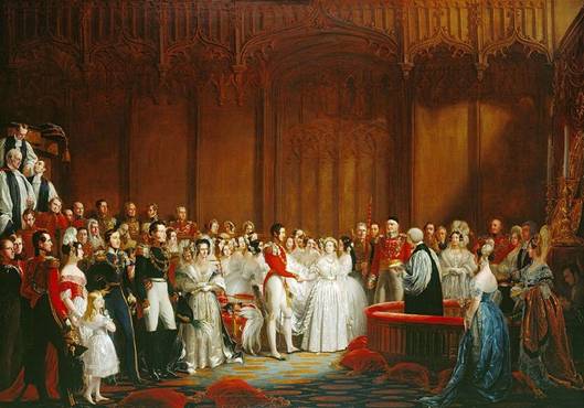 Svatba Viktorie s princem Albertem