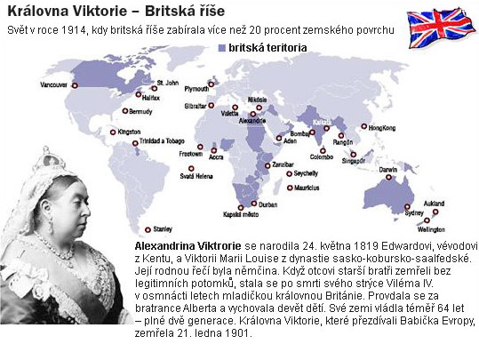 Královna Viktorie a její Britská říše
