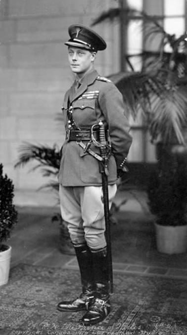 Eduard VIII. v Kanadě v roce 1919