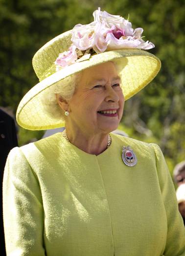 Královna Alžběta II. v roce 2007