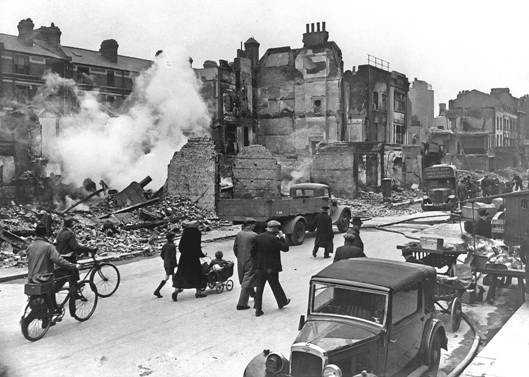Nsledky bombardovn Londna