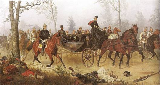 Po bitv u Sedanu 2. z 1870 byl zajat csa Napoleon III. 