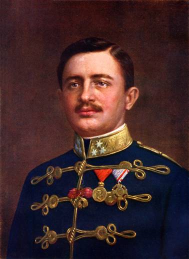 Podobizna císaře Karla I. z roku 1915