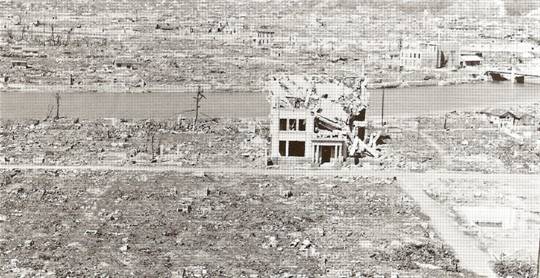Hirošima po výbuchu atomové bomby