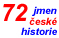 72 jmen české historie