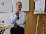 Natáčení s viceguvernérem České národní banky profesorem Vladimírem Tomšíkem