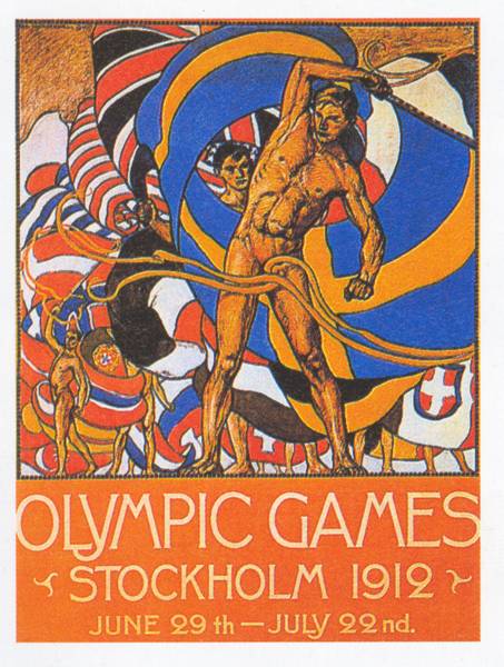 Atletika, umění a různé vlajky světa v pozadí tvořily motivy oficiálního plakátu her