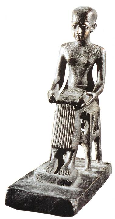 Soka Imhotepa v muzeu Louvre v Pai