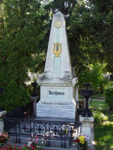 Beethovenv hrob, stedn hbitov ve Vdni